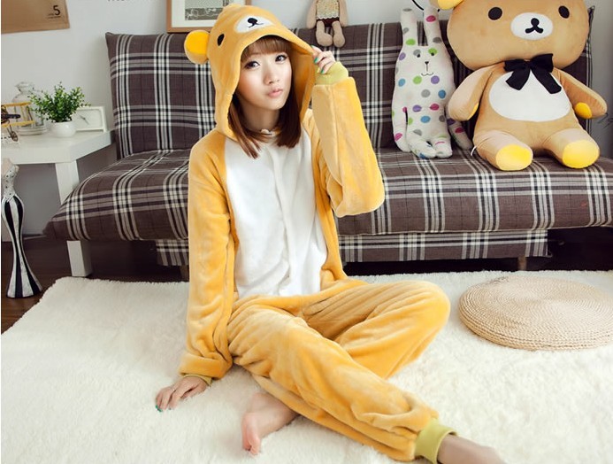 Girl in yellow kigurumi