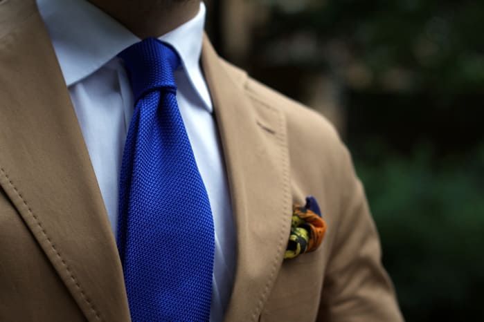 Blue tie